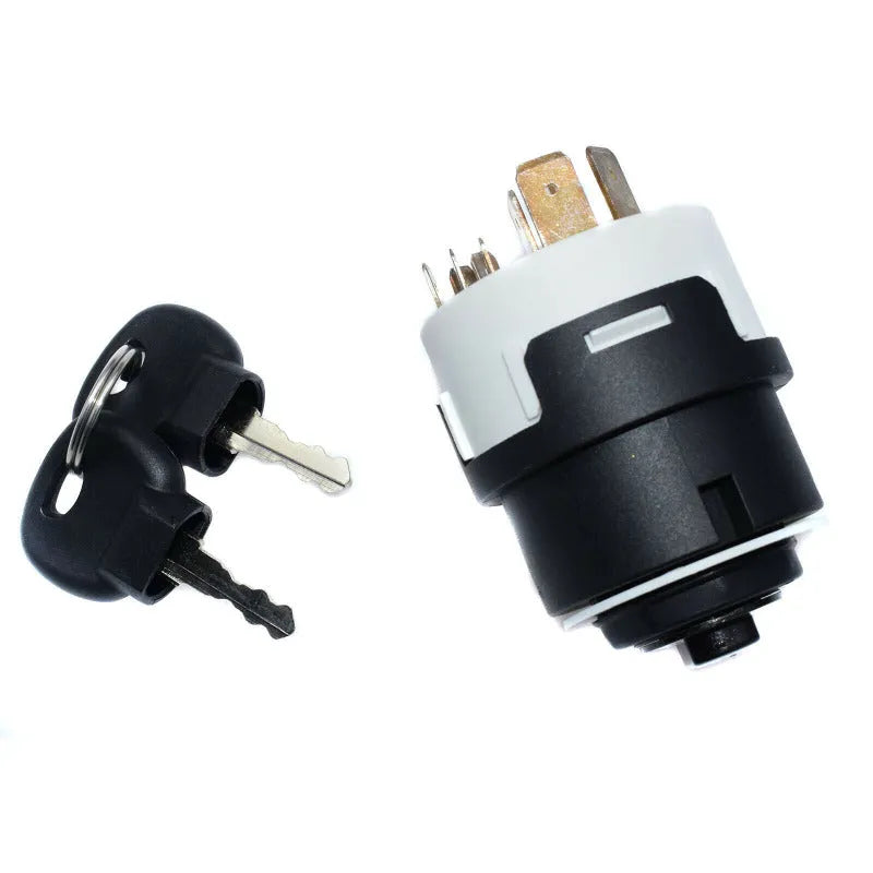 Ignition Switch With 2 Keys 85804674 for New Holland LB110 LB115 LB60 LB75 LB75.B LB90 LB95 LV60 LV80 U80 U80B-BeeSpareParts