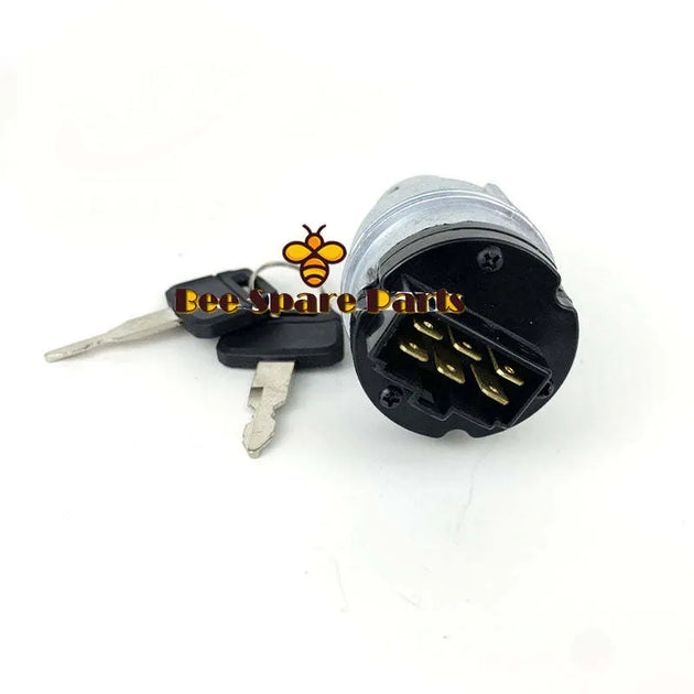 Ignition Switch with 2 Keys YN50S00002F1 YN50S00026F1 for New Holland Excavator E175B E215B E70 E80BMSR EH215 EH70-BeeSpareParts