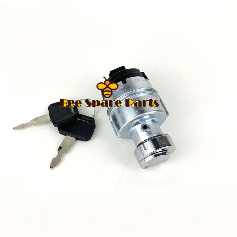 Ignition Switch with 2 Keys YN50S00002F1 YN50S00026F1 for New Holland Excavator E175B E215B E70 E80BMSR EH215 EH70-BeeSpareParts