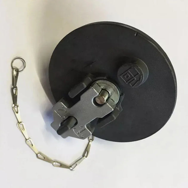 Locking Fuel Cap 11118857 For Volvo A25D A35D A40E L90F L150G L220F Truck Loader-Replacement Aftermarket Parts