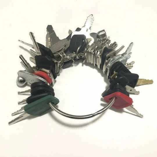 Lot of 49 Heavy Equipment Construction Ignition Key Fit For Kubota JCB Yanmar-BeeSpareParts