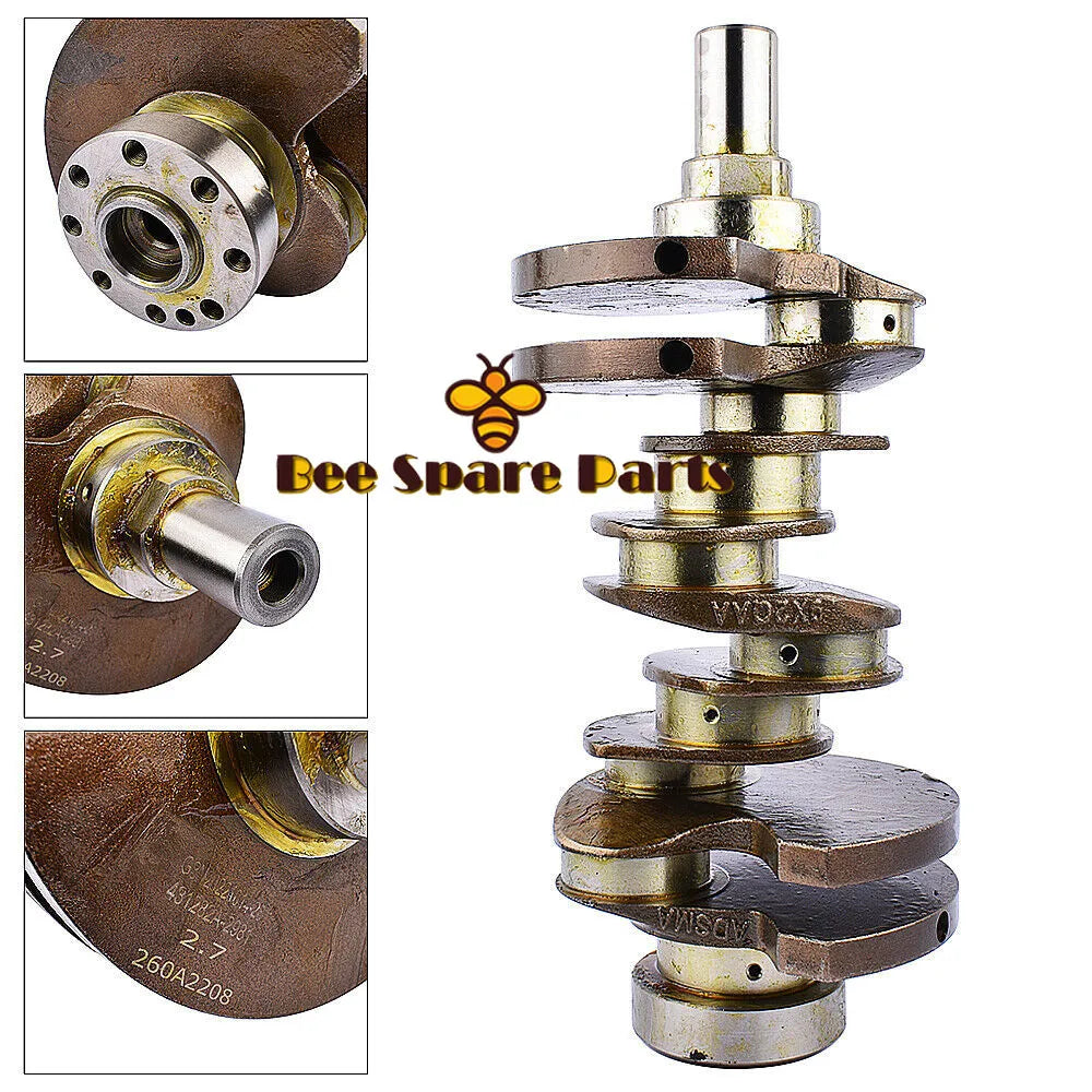 LR010297 Crankshaft for Land Rover Discovery Range Rover Sport 2.7L Engine 276DT-BeeSpareParts