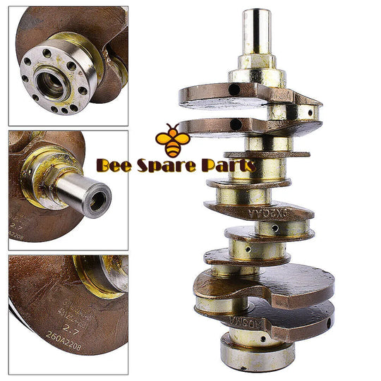 LR010297 Crankshaft for Land Rover Discovery Range Rover Sport 2.7L Engine 276DT-Replacement Aftermarket Parts