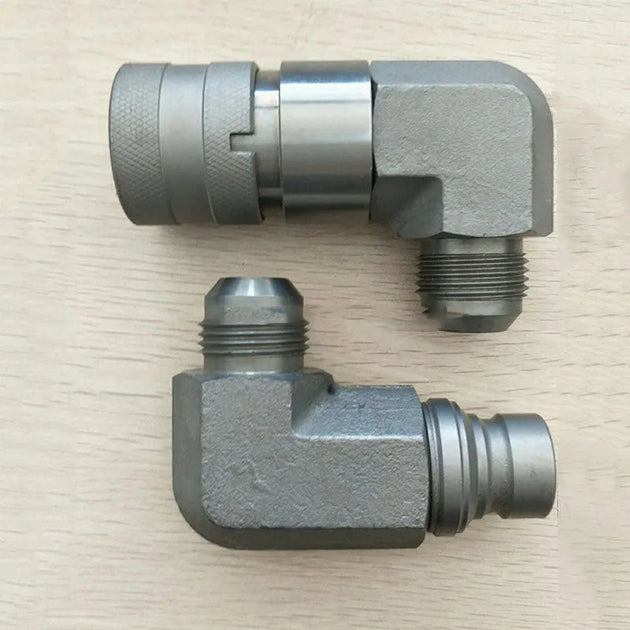 Male Female Hydraulic Flat Coupler 7246795 7246781 for Bobcat Skid Steer Loader-BeeSpareParts