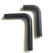 Marine Diesel Upper & Lower Radiator Hose U45537130 U45537140 for Perkins Engine 404C-22 403C-15 404D-22T 404D-22 403D-15-BeeSpareParts