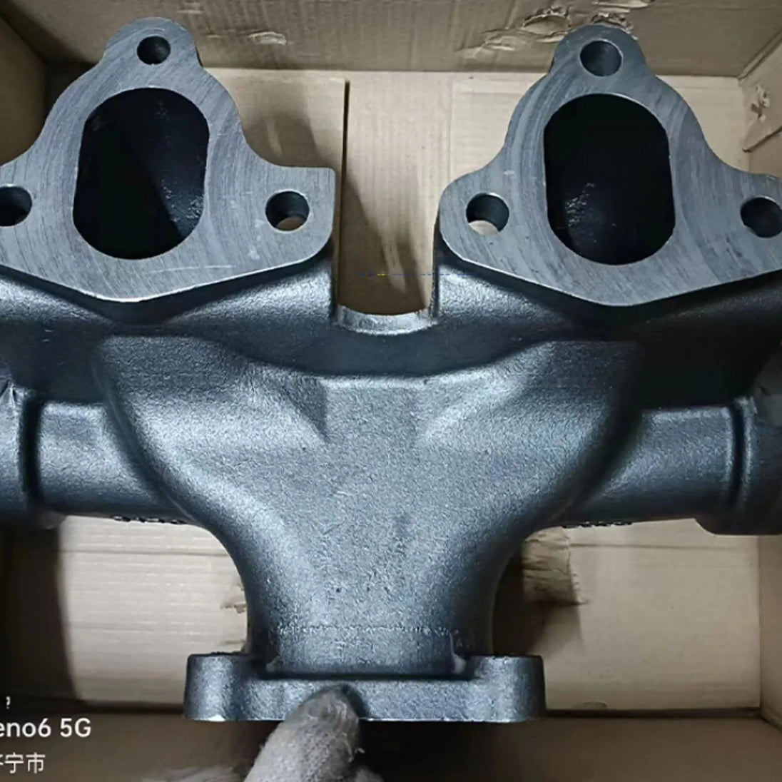 Middle Section Exhaust Manifold 6150-11-5140 6150-11-5120 Fits For Komatsu 6D125 Engine-BeeSpareParts