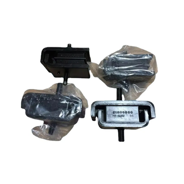 Mounting Rubber Cushion Set 4624866 & 4641027 for Isuzu Engine 4HK1 4JJ1 Hitachi Excavator ZX200-3 ZX210K-3 ZX220W-3 ZX240-3 ZX270-3-BeeSpareParts