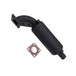 Muffler & Gasket 12582-12110 for Kubota D1005 D1105 D722 D905 WG752 WG972 WG750-Replacement Aftermarket Parts