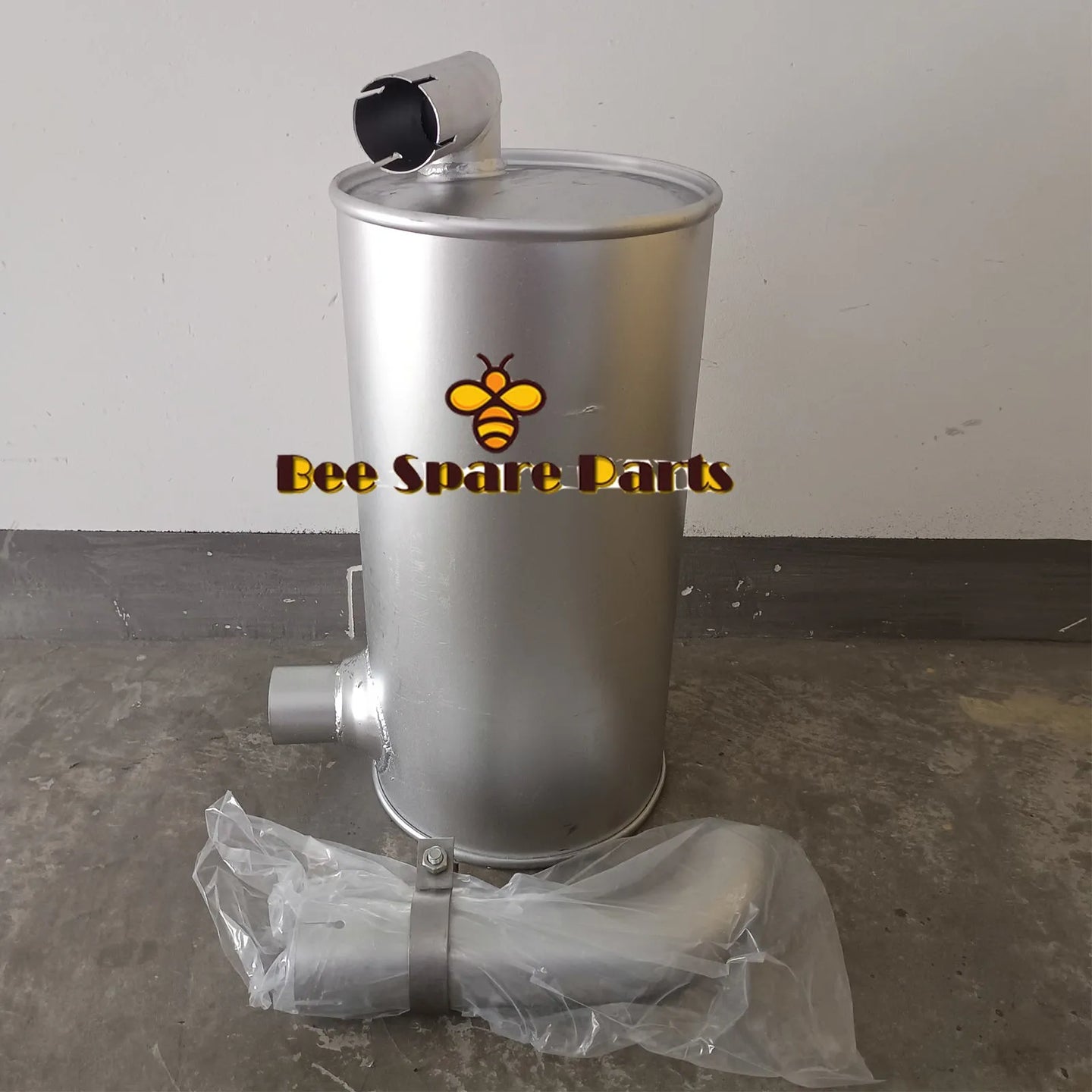 Muffler Silencer 4191187 for Hitachi EX120-1 EX150-1 Isuzu Engine 4BD1-Replacement Aftermarket Parts