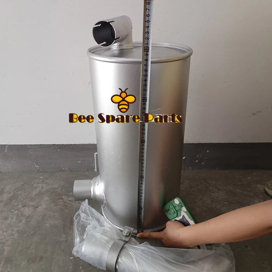 Muffler Silencer 4191187 for Hitachi EX120-1 EX150-1 Isuzu Engine 4BD1-Replacement Aftermarket Parts