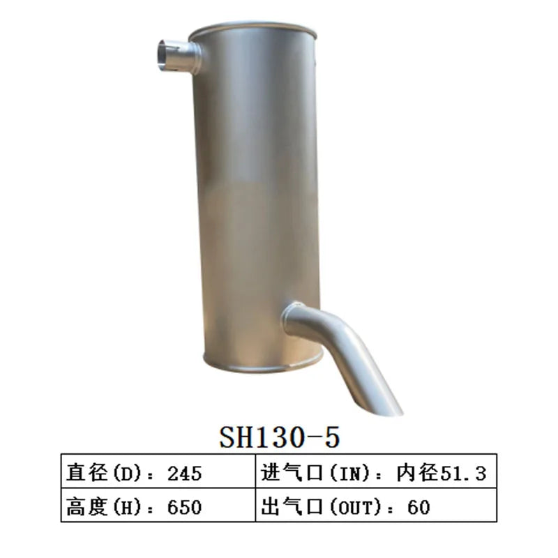 MUFFLER SILENCER FITS Sumitomo SH130-5 Excavators-BeeSpareParts
