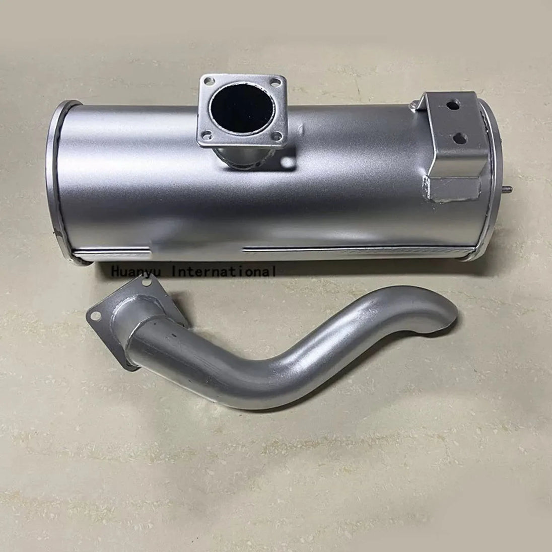 Muffler Silencer for Yanmar Engine 4TNV98 Takeuchi TL130 Excavator-BeeSpareParts