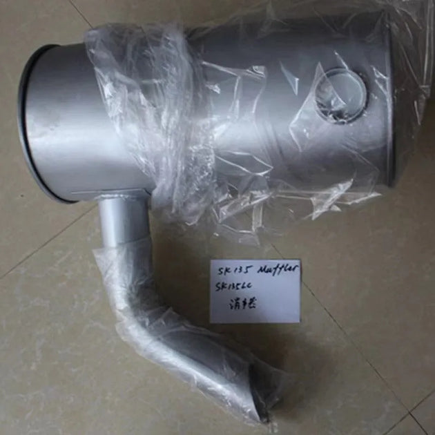 Muffler Silencer YX12P00006P3 For Kobelco Excavator SK135SR SK115SRDZ ED150 SK115SRDZ-Replacement Aftermarket Parts