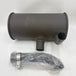 Muffler YT12P00003P1 For Kobelco 70SR 80MSR SK80CS New Holland EH70 EH80 E80 E70-BeeSpareParts