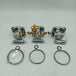New 3 Sets STD Piston Kit With Ring 119717-22080 Fit For Yanmar 3TNV76 Engine 76MM-BeeSpareParts