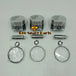 New 3 Sets STD Piston Kit With Ring 119717-22080 Fit For Yanmar 3TNV76 Engine 76MM-BeeSpareParts