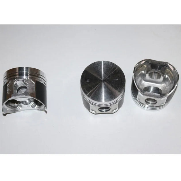New 3 Sets STD Piston Kit With Ring 121450-22020 Fit For Yanmar 3T72 Engine 72MM-BeeSpareParts