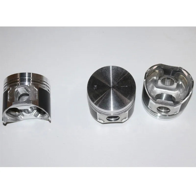 New 3 Sets STD Piston Kit With Ring 121450-22020 Fit For Yanmar 3T72 Engine 72MM-BeeSpareParts