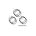 New 3 Sets STD Piston Kit With Ring 129100-22080 Fit For Yanmar 3TN78 Engine 78MM-BeeSpareParts