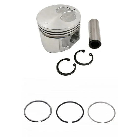 New 3 Sets STD Piston Kit With Ring 129265-22601 Fit For Yanmar 3TNE68 Engine 68MM-BeeSpareParts