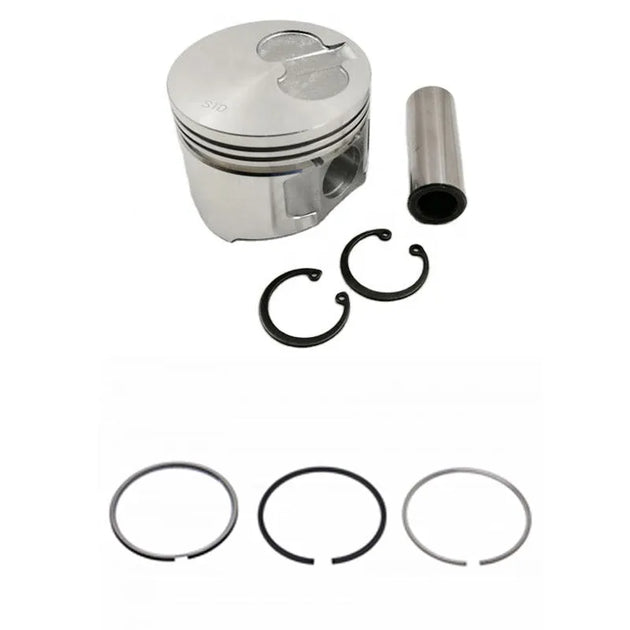 New 3 Sets STD Piston Kit With Ring 129265-22601 Fit For Yanmar 3TNE68 Engine 68MM-BeeSpareParts