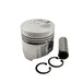 New 3 Sets STD Piston Kit With Ring 129901-22091 Fit For Yanmar 3TNA68 Engine 68MM-BeeSpareParts