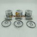 New 3 Sets STD Piston Kit With Ring 8-97176-891-0 Fit For Isuzu 3KC2 Engine 74MM-Replacement Aftermarket Parts