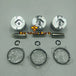 New 3 Sets STD Piston Kit With Ring 8-97176-891-0 Fit For Isuzu 3KC2 Engine 74MM-Replacement Aftermarket Parts