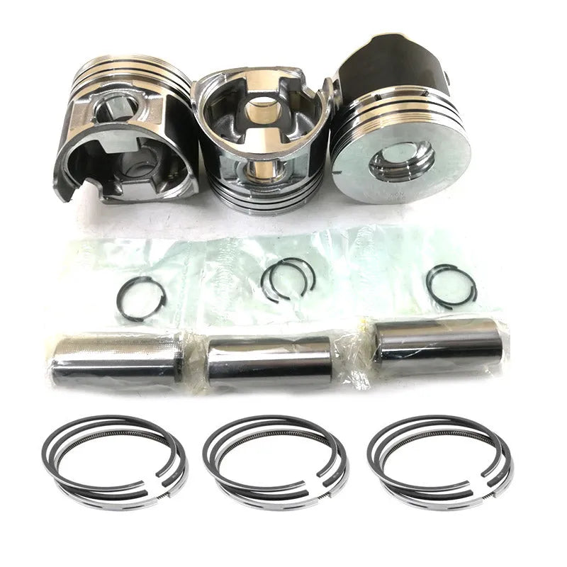 New 3 Sets STD Piston Kit With Ring 8-97235-556-0 Fit For Isuzu 3LD2 Engine 83.1MM-Replacement Aftermarket Parts