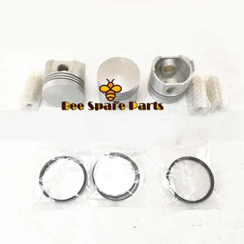 New 3pcs STD Piston & Piston Ring E5500-21015 For Kioti CK25 Tractors-BeeSpareParts