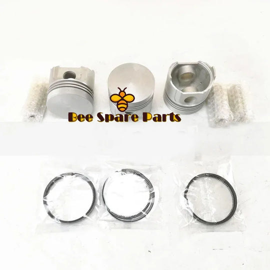 New 3pcs STD Piston & Piston Ring E5500-21015 For Kioti CK25 Tractors-BeeSpareParts