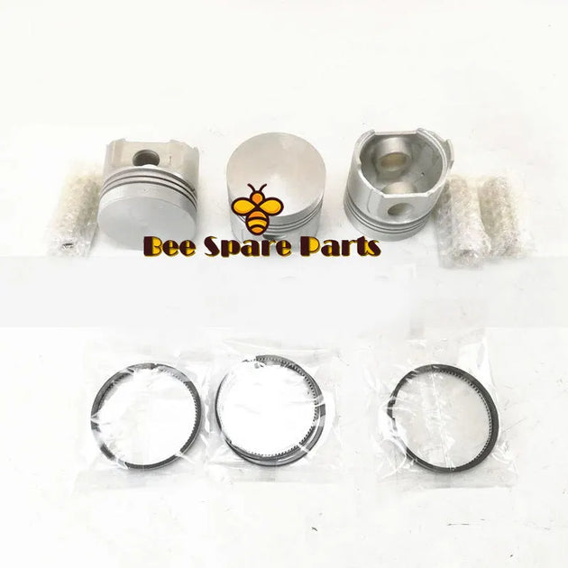 New 3pcs STD Piston & Piston Ring E5500-21015 For Kioti CK25 Tractors-BeeSpareParts