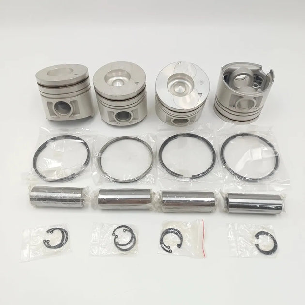 New 4 Sets STD Piston Kit With Ring 12010-54T00 Fit For Nissan BD30 Engine 96MM-Piston Kit-BeeSpareParts