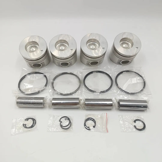 New 4 Sets STD Piston Kit With Ring 12010-54T00 Fit For Nissan BD30 Engine 96MM-Piston Kit-BeeSpareParts