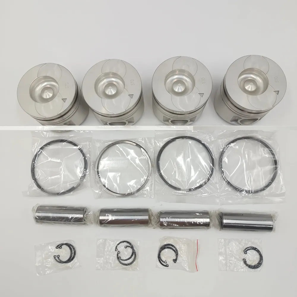 New 4 Sets STD Piston Kit With Ring 12010-54T00 Fit For Nissan BD30 Engine 96MM-Piston Kit-BeeSpareParts