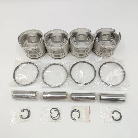 New 4 Sets STD Piston Kit With Ring 12010-54T00 Fit For Nissan BD30 Engine 96MM-Piston Kit-BeeSpareParts