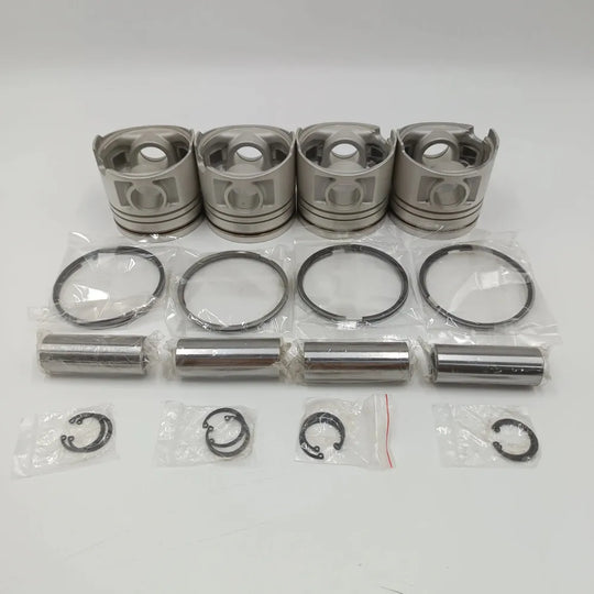 New 4 Sets STD Piston Kit With Ring 12010-54T00 Fit For Nissan BD30 Engine 96MM-Piston Kit-BeeSpareParts