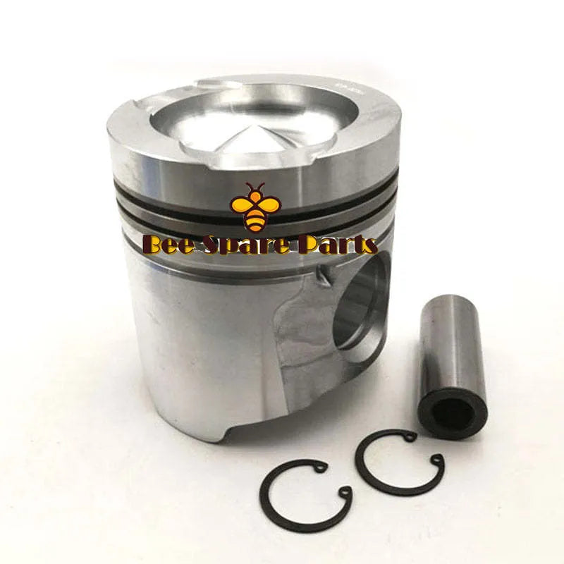 New 4 Sets STD Piston Kit With Ring 1W6757 1290359 Fit For Caterpillar 3304 3304B Engine 120.65MM-Replacement Aftermarket Parts