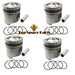 New 4 Sets STD Piston Kit With Ring 1W6757 1290359 Fit For Caterpillar 3304 3304B Engine 120.65MM-Replacement Aftermarket Parts