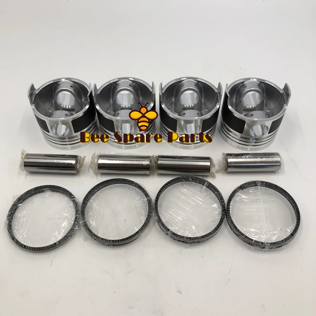 New 4 Sets STD Piston Kit With Ring 31A17-08400 Fit For Mitsubishi S4L Engine 78MM-BeeSpareParts