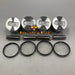 New 4 Sets STD Piston Kit With Ring 31A17-08400 Fit For Mitsubishi S4L Engine 78MM-BeeSpareParts