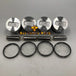 New 4 Sets STD Piston Kit With Ring 31A17-08400 Fit For Mitsubishi S4L Engine 78MM-BeeSpareParts