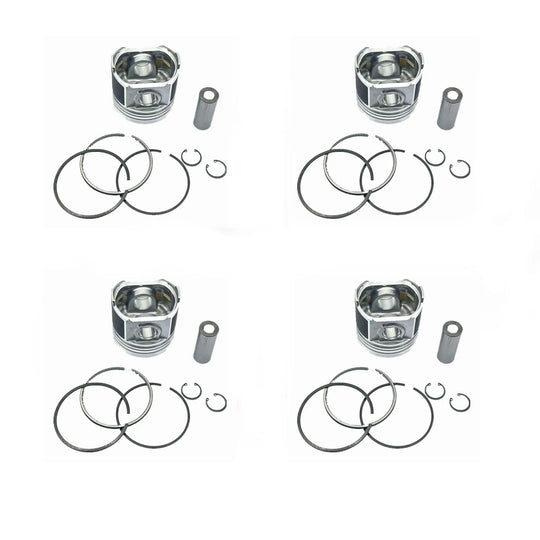 New 4 Sets STD Piston Kit With Ring 8-97108-622-2 Fit For Isuzu 4JB1 Engine 93MM-Replacement Aftermarket Parts