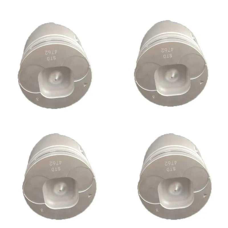 New 4 Sets STD Piston Kit With Ring 8-97176-852-0 Fit For Isuzu 4JC1 Engine 88MM-Replacement Aftermarket Parts