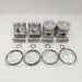 New 4 Sets STD Piston Kit With Ring ME016895 Fit For Mitsubishi 4D33 Engine 108MM-BeeSpareParts
