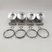 New 4 Sets STD Piston Kit With Ring ME016895 Fit For Mitsubishi 4D33 Engine 108MM-BeeSpareParts