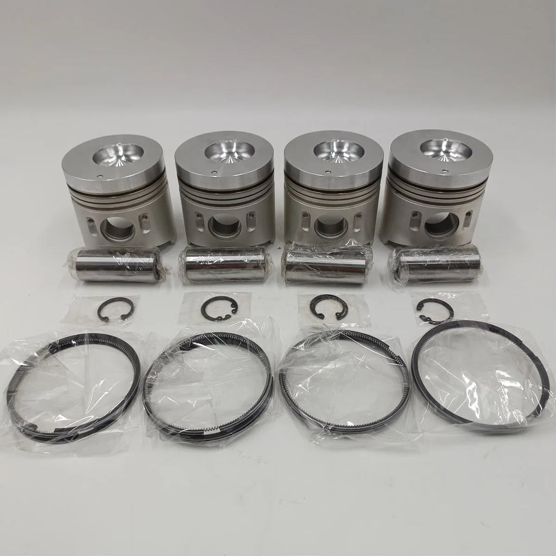 New 4 Sets STD Piston Kit With Ring ME016895 Fit For Mitsubishi 4D33 Engine 108MM-BeeSpareParts