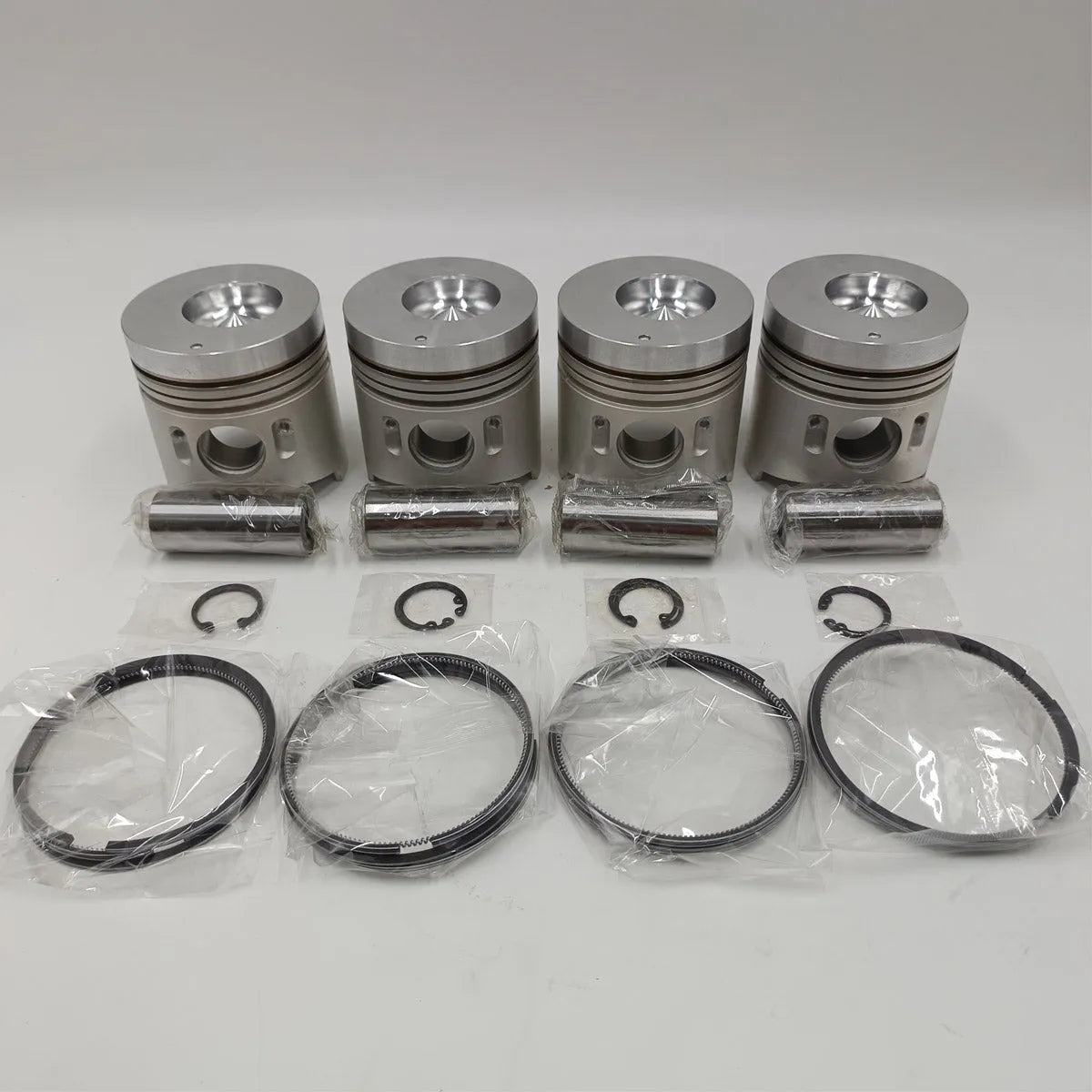 New 4 Sets STD Piston Kit With Ring ME016895 Fit For Mitsubishi 4D33 Engine 108MM-BeeSpareParts