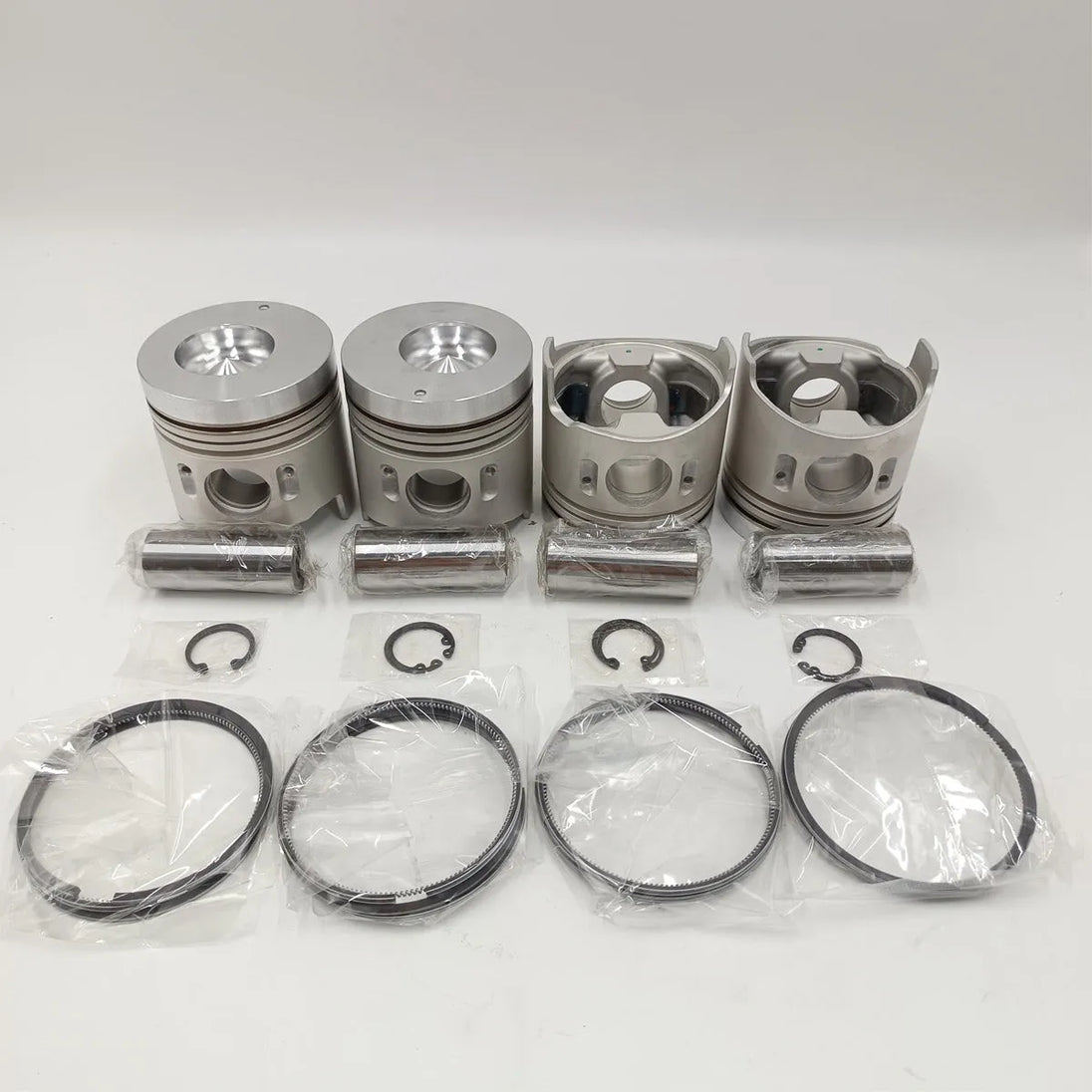 New 4 Sets STD Piston Kit With Ring ME016895 Fit For Mitsubishi 4D33 Engine 108MM-BeeSpareParts
