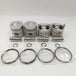 New 4 Sets STD Piston Kit With Ring ME016895 Fit For Mitsubishi 4D33 Engine 108MM-BeeSpareParts